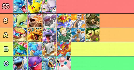 pokemon tcg pocket tier list